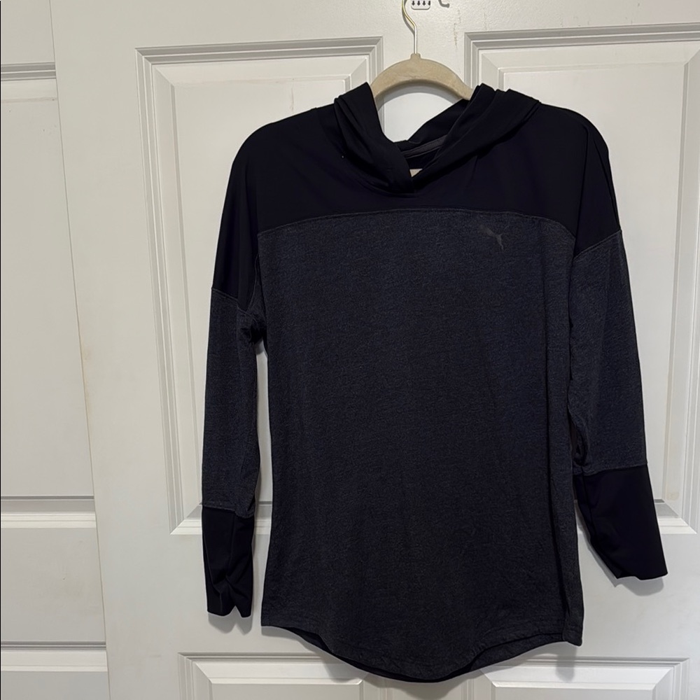 Women Black Hoodie by Puma